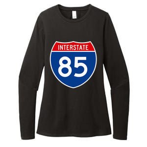 I85 Interstate Highway Shield Sign A2 Funny Womens CVC Long Sleeve Shirt