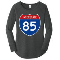 I85 Interstate Highway Shield Sign A2 Funny Women's Perfect Tri Tunic Long Sleeve Shirt