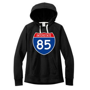 I85 Interstate Highway Shield Sign A2 Funny Women's Fleece Hoodie