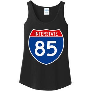 I85 Interstate Highway Shield Sign A2 Funny Ladies Essential Tank