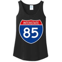 I85 Interstate Highway Shield Sign A2 Funny Ladies Essential Tank