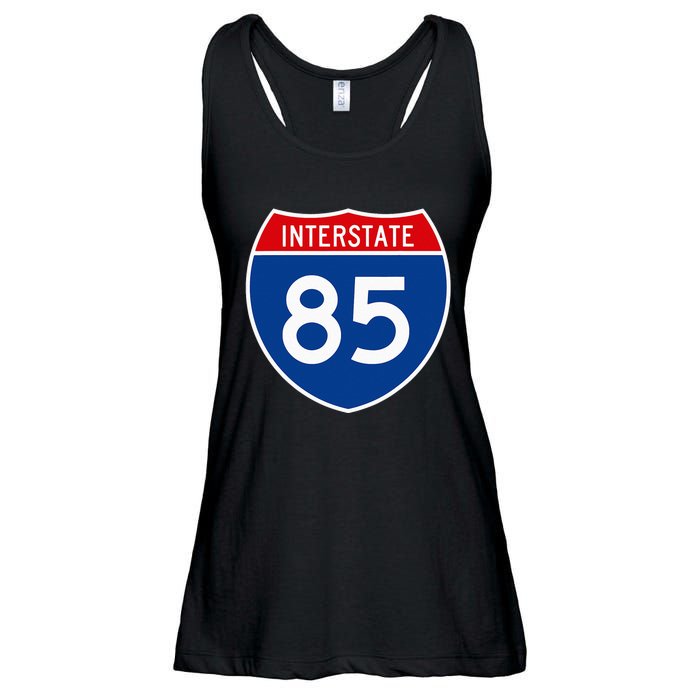 I85 Interstate Highway Shield Sign A2 Funny Ladies Essential Flowy Tank