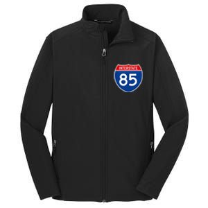 I85 Interstate Highway Shield Sign A2 Funny Core Soft Shell Jacket