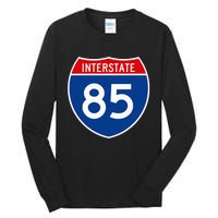 I85 Interstate Highway Shield Sign A2 Funny Tall Long Sleeve T-Shirt