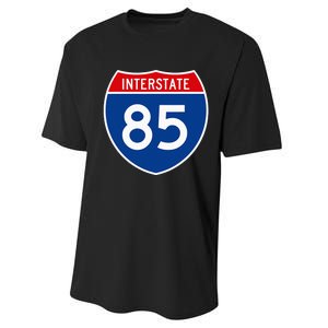 I85 Interstate Highway Shield Sign A2 Funny Performance Sprint T-Shirt