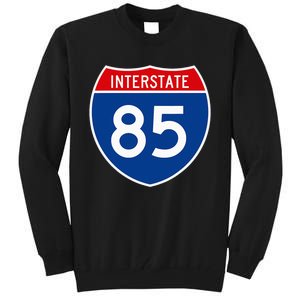 I85 Interstate Highway Shield Sign A2 Funny Tall Sweatshirt