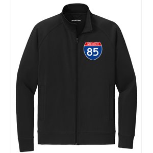 I85 Interstate Highway Shield Sign A2 Funny Stretch Full-Zip Cadet Jacket