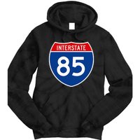 I85 Interstate Highway Shield Sign A2 Funny Tie Dye Hoodie