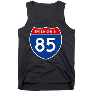 I85 Interstate Highway Shield Sign A2 Funny Tank Top