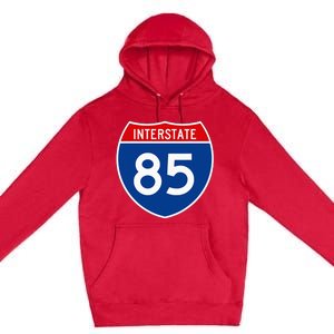 I85 Interstate Highway Shield Sign A2 Funny Premium Pullover Hoodie