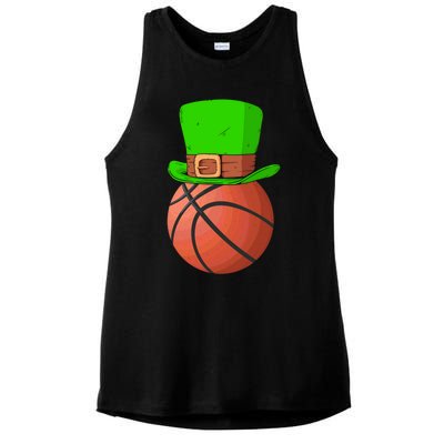 Irish Ireland Happy St Patrick's Day Basketball Player Gift Ladies PosiCharge Tri-Blend Wicking Tank