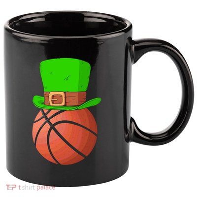 Irish Ireland Happy St Patrick's Day Basketball Player Gift 11oz C Handle Ceramic Mug