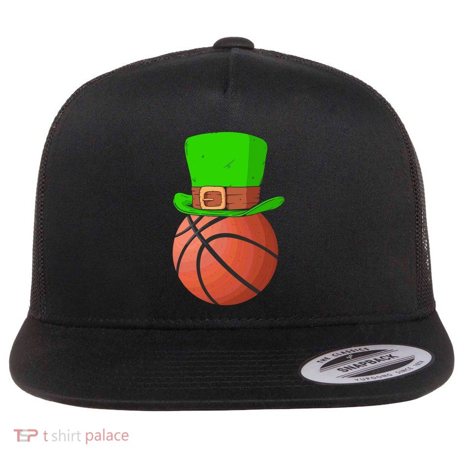 Irish Ireland Happy St Patrick's Day Basketball Player Gift Flatbill Hat