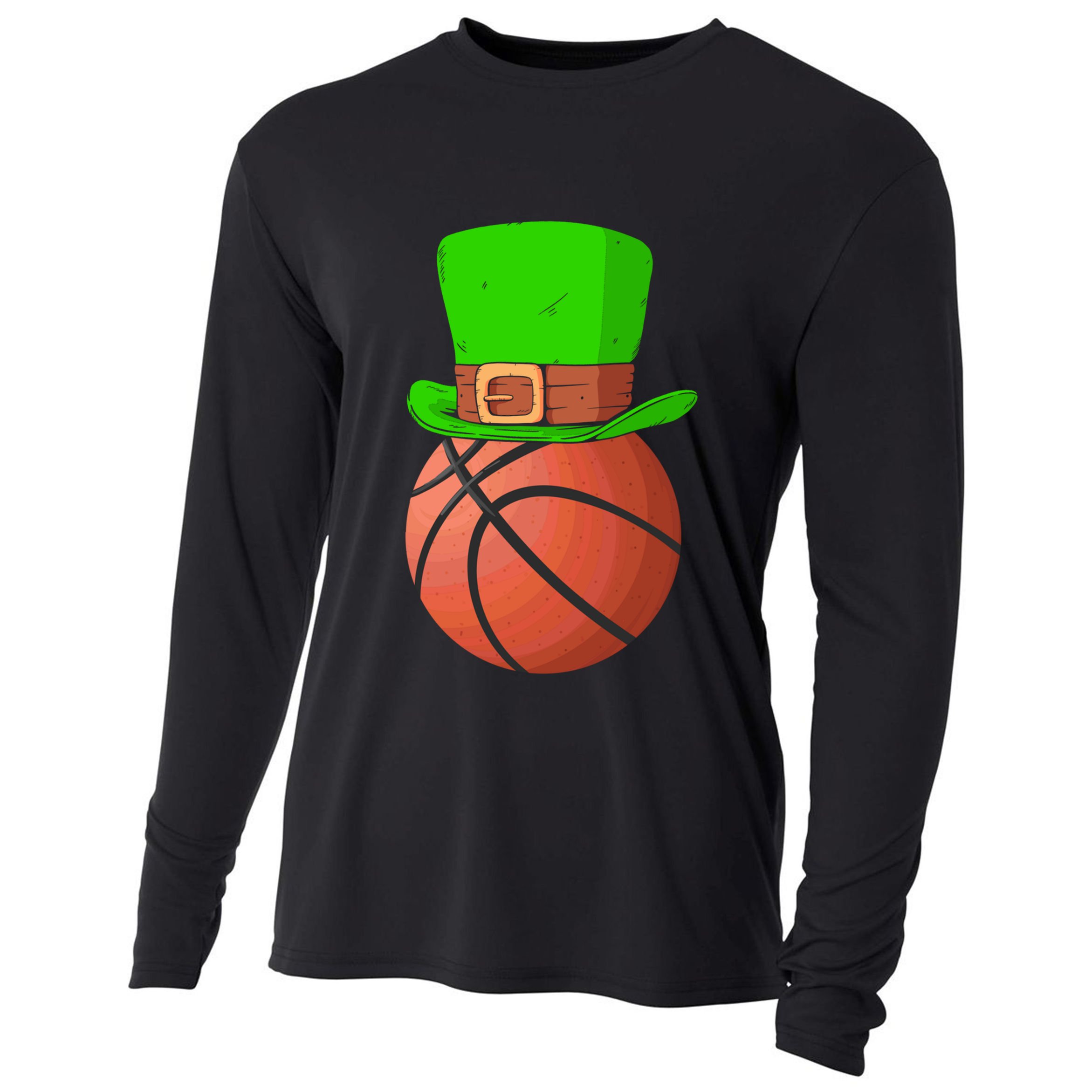 Irish Ireland Happy St Patrick's Day Basketball Player Gift Cooling Performance Long Sleeve Crew
