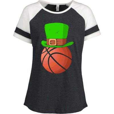 Irish Ireland Happy St Patrick's Day Basketball Player Gift Enza Ladies Jersey Colorblock Tee