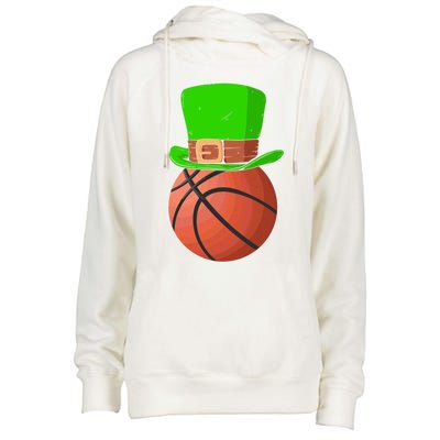 Irish Ireland Happy St Patrick's Day Basketball Player Gift Womens Funnel Neck Pullover Hood