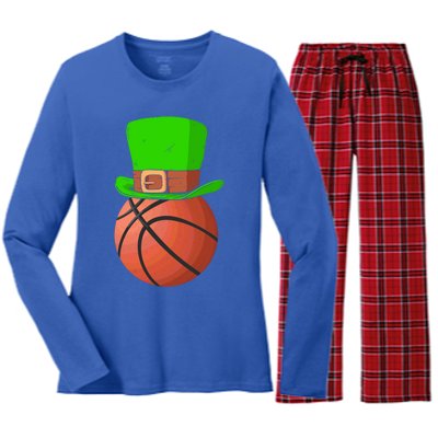 Irish Ireland Happy St Patrick's Day Basketball Player Gift Women's Long Sleeve Flannel Pajama Set 