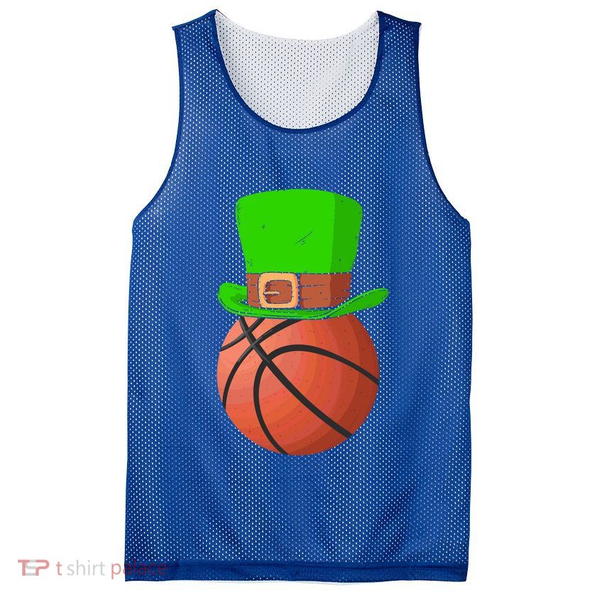 Irish Ireland Happy St Patrick's Day Basketball Player Gift Mesh Reversible Basketball Jersey Tank