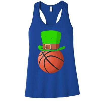 Irish Ireland Happy St Patrick's Day Basketball Player Gift Women's Racerback Tank