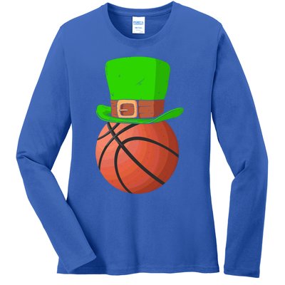 Irish Ireland Happy St Patrick's Day Basketball Player Gift Ladies Long Sleeve Shirt