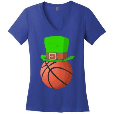 Irish Ireland Happy St Patrick's Day Basketball Player Gift Women's V-Neck T-Shirt