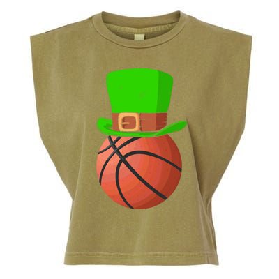 Irish Ireland Happy St Patrick's Day Basketball Player Gift Garment-Dyed Women's Muscle Tee