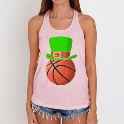 Irish Ireland Happy St Patrick's Day Basketball Player Gift Women's Knotted Racerback Tank