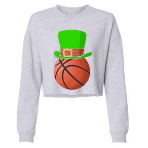 Irish Ireland Happy St Patrick's Day Basketball Player Gift Cropped Pullover Crew