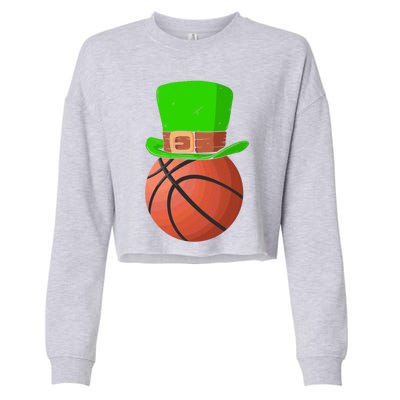 Irish Ireland Happy St Patrick's Day Basketball Player Gift Cropped Pullover Crew