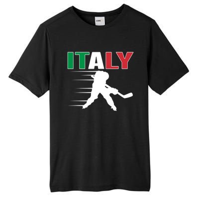 Italy Ice Hockey Fans Jersey Italian Hockey Team Supporter Gift Tall Fusion ChromaSoft Performance T-Shirt