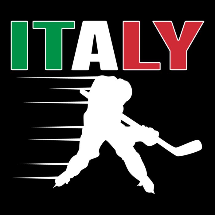 Italy Ice Hockey Fans Jersey Italian Hockey Team Supporter Gift Drawstring Bag