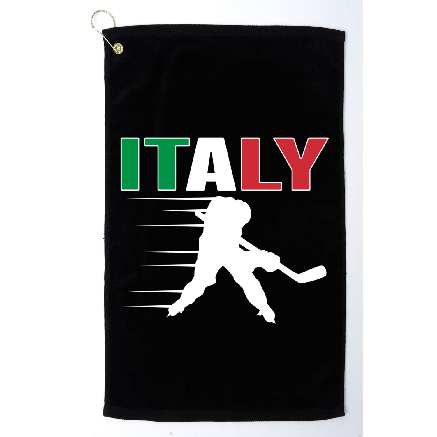 Italy Ice Hockey Fans Jersey Italian Hockey Team Supporter Gift Golf Towel