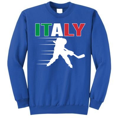 Italy Ice Hockey Fans Jersey Italian Hockey Team Supporter Gift Tall Sweatshirt