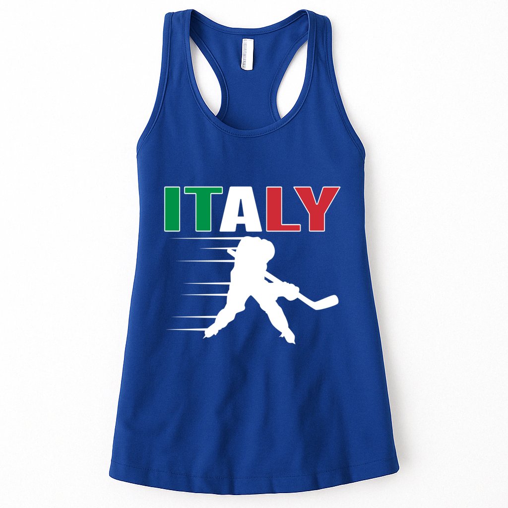 Italy Ice Hockey Fans Jersey Italian Hockey Team Supporter Gift Womens Tank Top