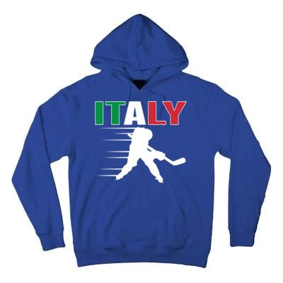 Italy Ice Hockey Fans Jersey Italian Hockey Team Supporter Gift Tall Hoodie