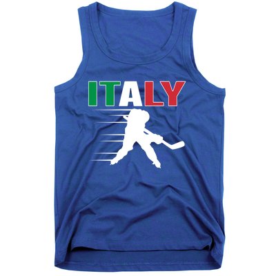 Italy Ice Hockey Fans Jersey Italian Hockey Team Supporter Gift Tank Top