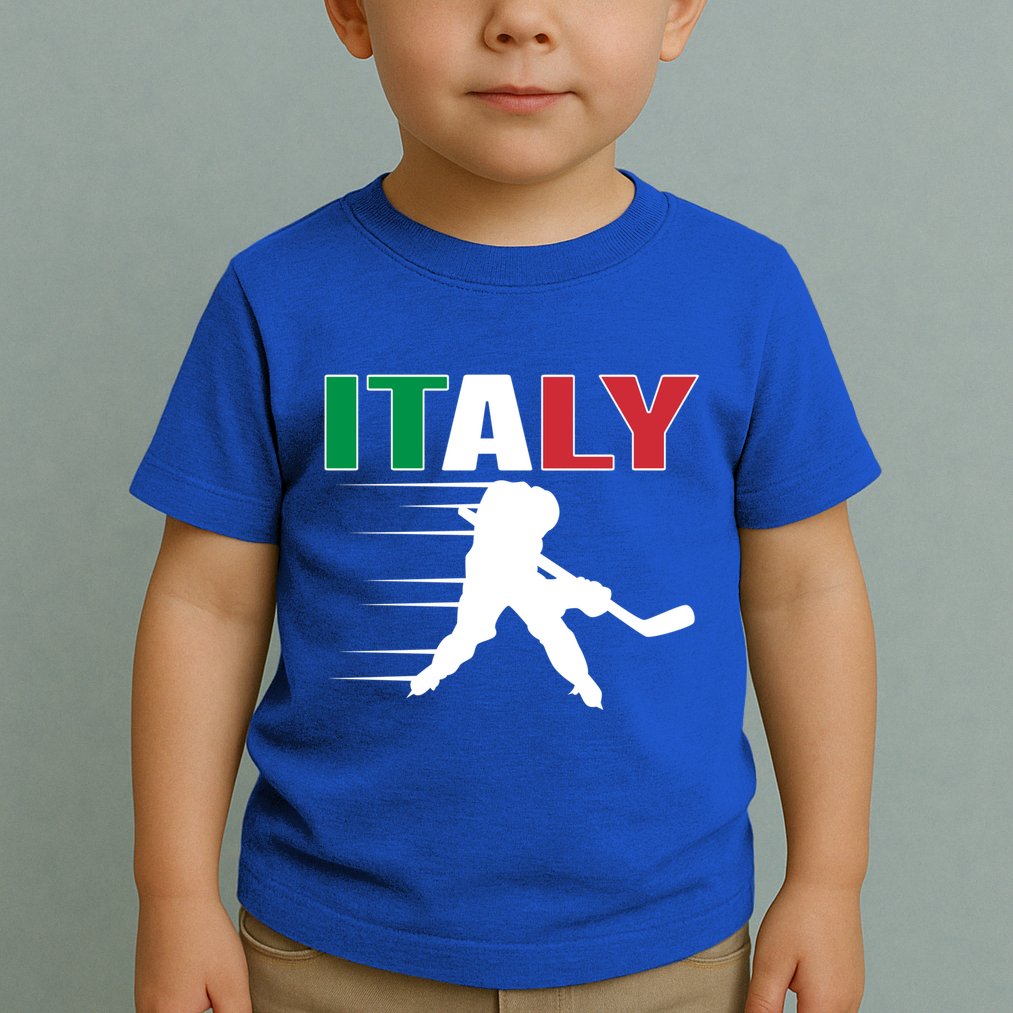 Italy Ice Hockey Fans Jersey Italian Hockey Team Supporter Gift Toddler T-Shirt