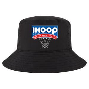 Ihoop I Hoop So Please Watch Your Ankles Classic Logo Cool Comfort Performance Bucket Hat