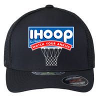 Ihoop I Hoop So Please Watch Your Ankles Classic Logo Flexfit Unipanel Trucker Cap