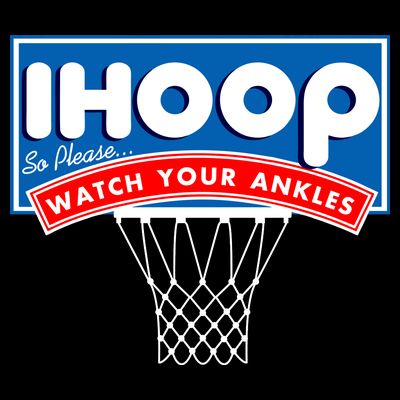 Ihoop I Hoop So Please Watch Your Ankles Classic Logo T-Shirt