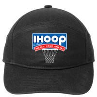 Ihoop I Hoop So Please Watch Your Ankles Classic Logo 7-Panel Snapback Hat