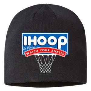 Ihoop I Hoop So Please Watch Your Ankles Classic Logo Sustainable Beanie