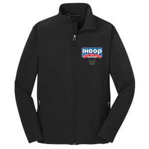 Ihoop I Hoop So Please Watch Your Ankles Classic Logo Core Soft Shell Jacket