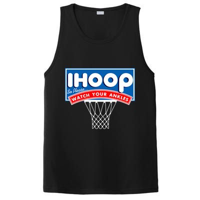 Ihoop I Hoop So Please Watch Your Ankles Classic Logo PosiCharge Competitor Tank