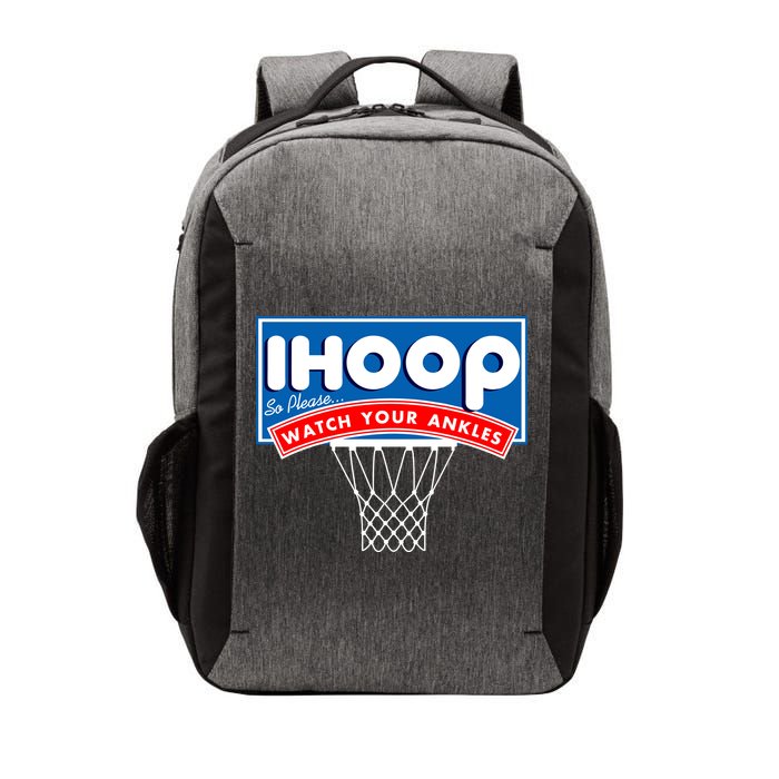 Ihoop I Hoop So Please Watch Your Ankles Classic Logo Vector Backpack