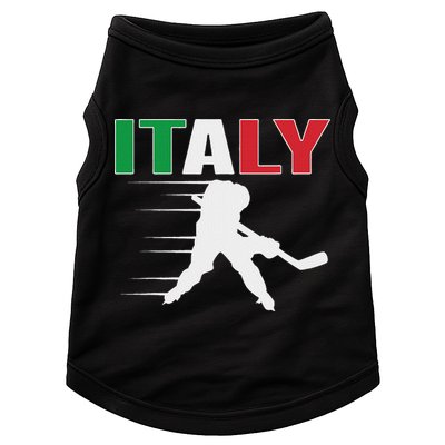 Italy Ice Hockey Fans Jersey Italian Hockey Team Supporter Doggie Tank