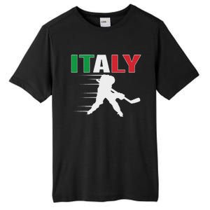 Italy Ice Hockey Fans Jersey Italian Hockey Team Supporter Tall Fusion ChromaSoft Performance T-Shirt