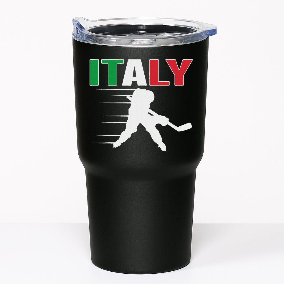 Italy Ice Hockey Fans Jersey Italian Hockey Team Supporter Tumbler