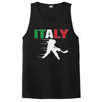 Italy Ice Hockey Fans Jersey Italian Hockey Team Supporter PosiCharge Competitor Tank