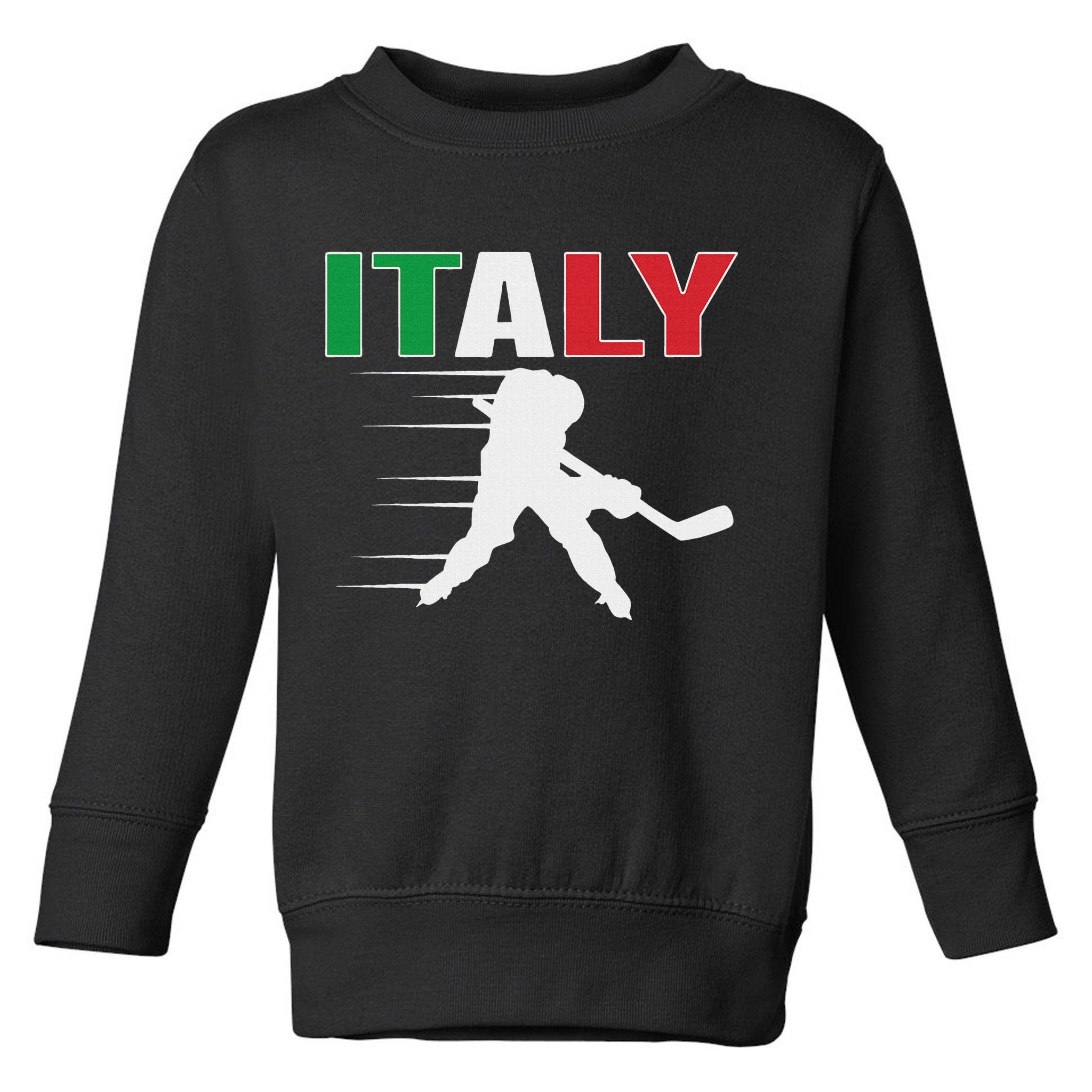 Italy Ice Hockey Fans Jersey Italian Hockey Team Supporter Toddler Sweatshirt